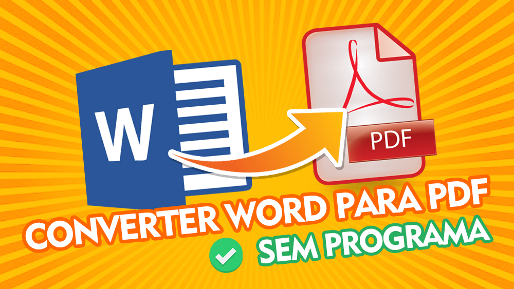 Converter arquivo Word (doc) para PDF sem programa
