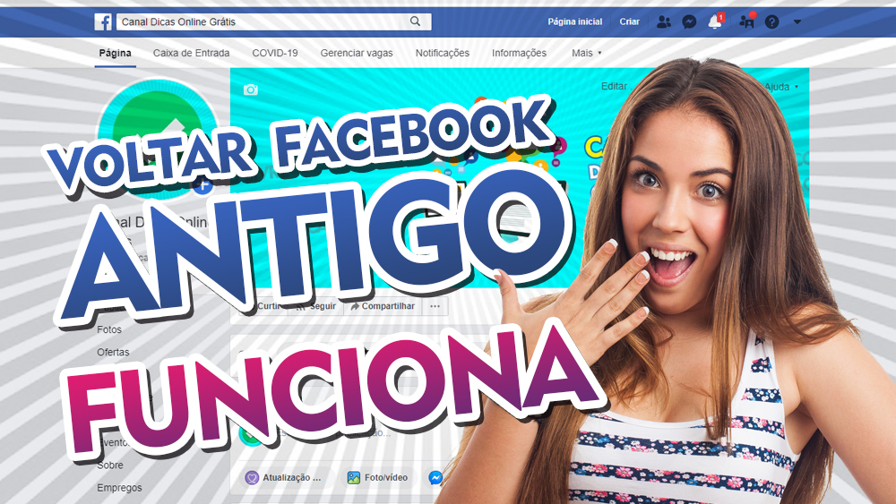 Como voltar para o facebook antigo - Funciona 2020