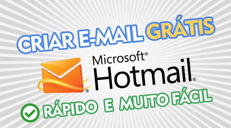 Como criar um email no Hotmail