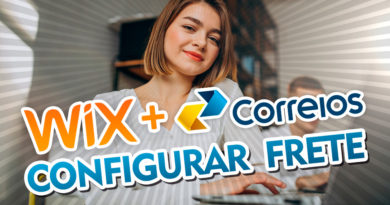 Como configurar o frete dos correios na loja virtual Wix