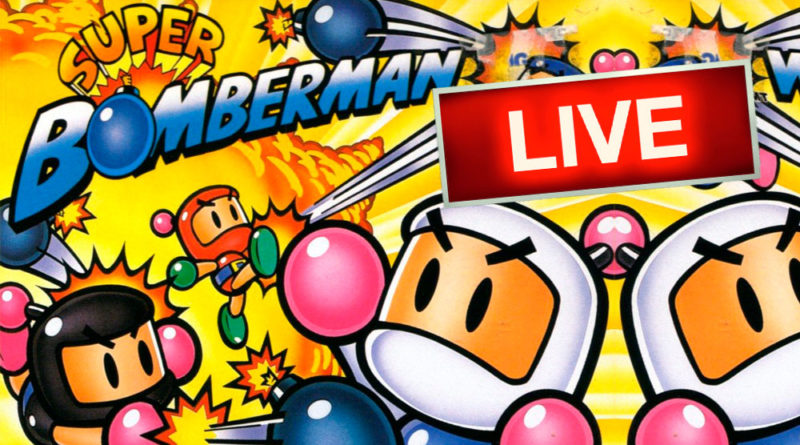 Super Bomberman AO VIVO - Jogos antigos