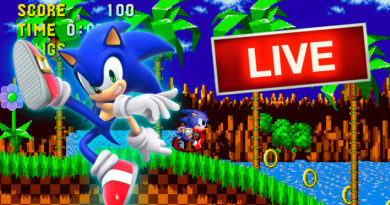 Sonic the hedgehog AO VIVO - Jogos antigos