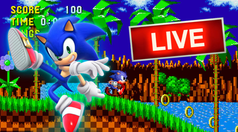 Sonic the hedgehog AO VIVO - Jogos antigos