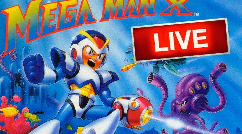 Mega Man X AO VIVO - Jogos antigos