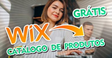 Como criar um catálogo de produtos grátis pelo Wix