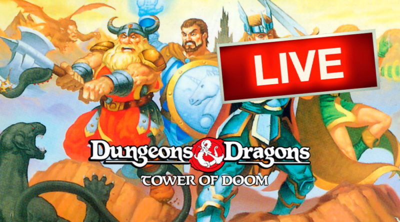 Dungeons & Dragons: Tower of Doom AO VIVO - Jogos antigos