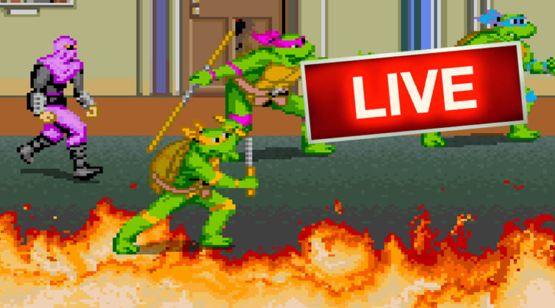 Teenage Mutant Ninja Turtles (arcade game) AO VIVO - Jogos antigos