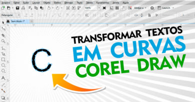 Como transformar textos em curvas no Corel Draw