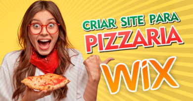 Como criar site para pizzaria grátis no Wix