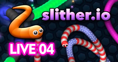 Slither io AO VIVO - LIVE 04 A maior minhoca do jogo
