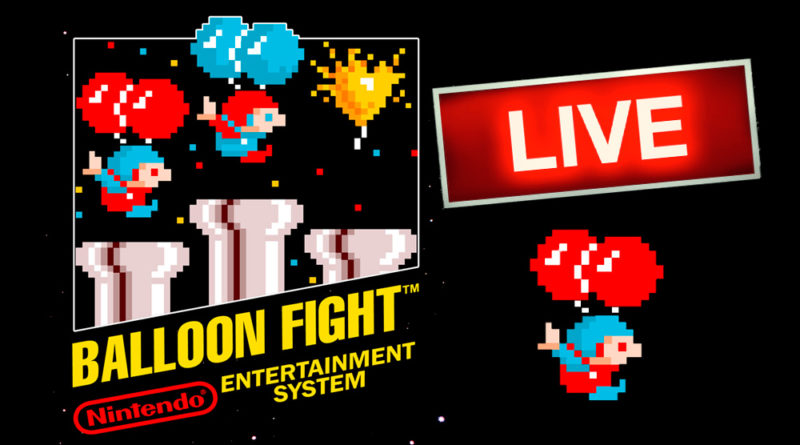 Balloon Fight (NES) AO VIVO - Jogos antigos