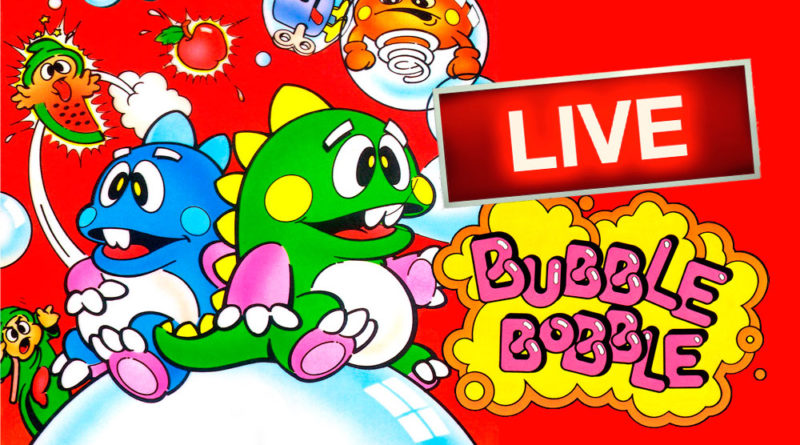 Bubble Bobble (NES) AO VIVO - Jogos antigos