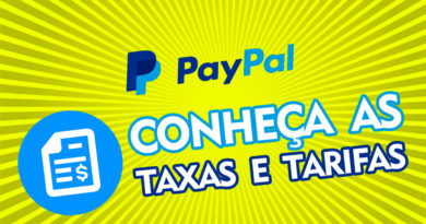 Quais as taxas e tarifas cobradas pelo paypal 2022