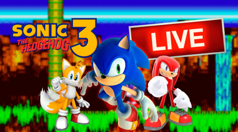 Sonic the Hedgehog 3 (Mega Drive) AO VIVO - Jogos antigos