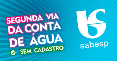 Como gerar e pagar segunda via de conta de água SABESP sem cadastro