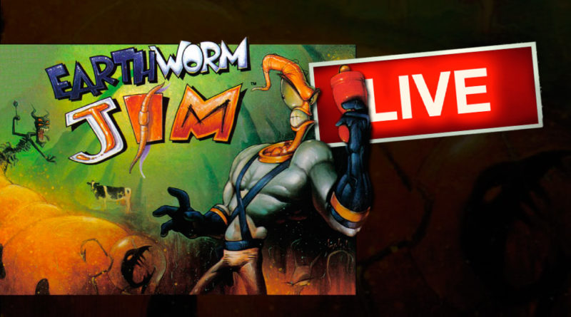 Earthworm Jim (Super Nintendo) AO VIVO - Jogos antigos