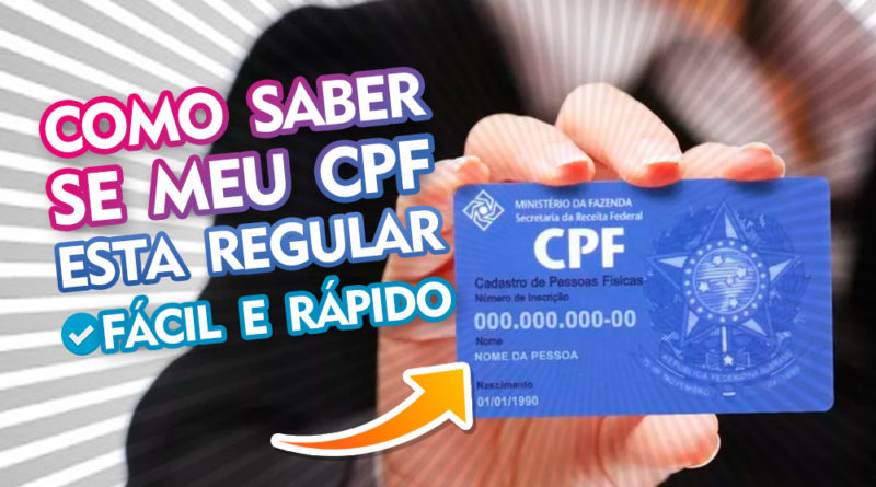 Como saber se meu CPF está regular na Receita Federal