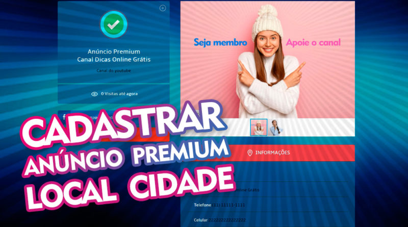 Como criar um Anúncio Premium no classificados Local Cidade