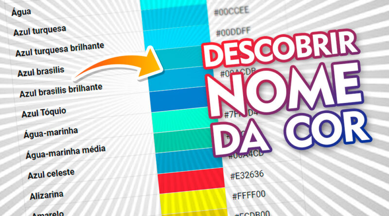 Como descobrir o nome de uma cor