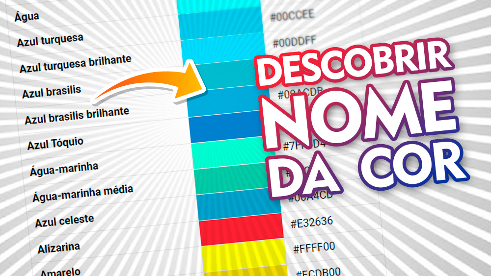 Como descobrir o nome de uma cor - Canal Dicas Online Grátis