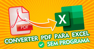 Como transformar PDF em Excel Online