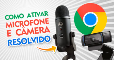 Como ativar ou mudar microfone e câmera no Google Chrome