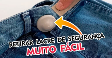 Como tirar lacre ou pino de segurança de roupa