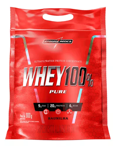 Whey Protein 100% Pure Refil 900g Integralmedica