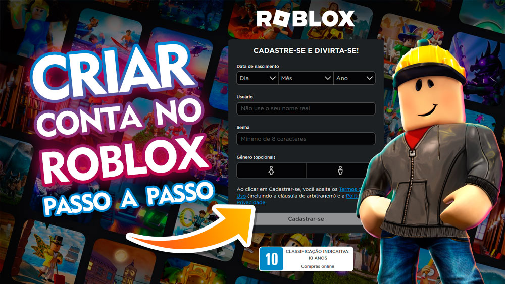 Como Criar Uma Conta No Roblox Canal Dicas Online Gr Tis