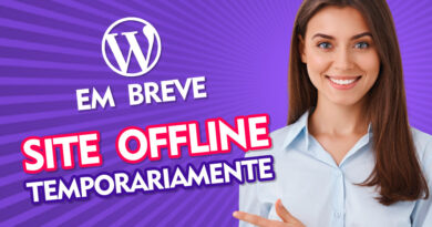 Como tirar um site Wordpress do ar na hostinger temporariamente