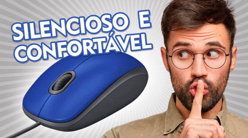 Mouse Silencioso que não faz barulho no clique