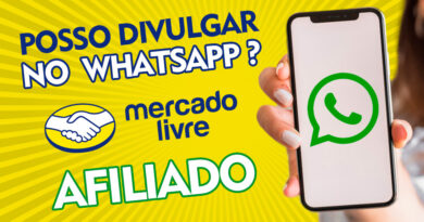 Pode divulgar link de afiliado do Mercado Livre no WhatsApp