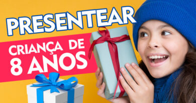 Qual presente dar para uma criança de 8 anos