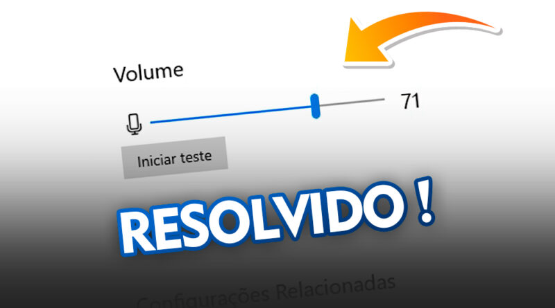 Volume do microfone abaixando sozinho no Windows, descubra o que fazer e como resolver.