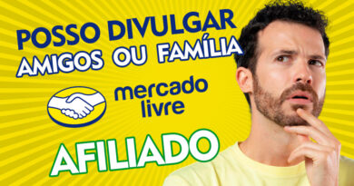 Pode enviar link de afiliado do Mercado Livre para amigos ou familiares