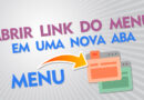 Como abrir link do menu WordPress em uma nova aba