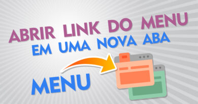 Como abrir link do menu Wordpress em uma nova aba