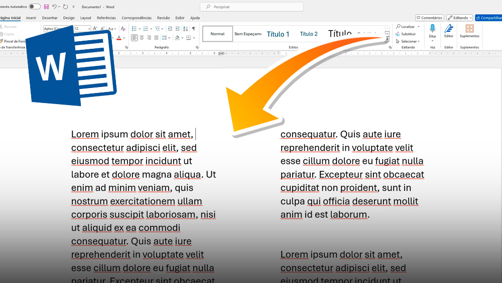 Como Dividir Página em 2 Colunas no Word