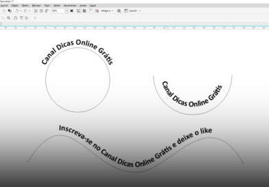 Como fazer um texto em curva no Corel Draw