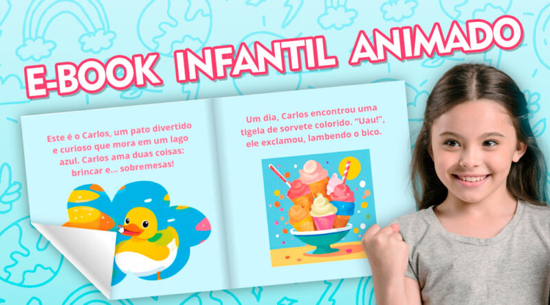 Como Criar Livro Animado Infantil com IA - Fazer Ebook para Vender