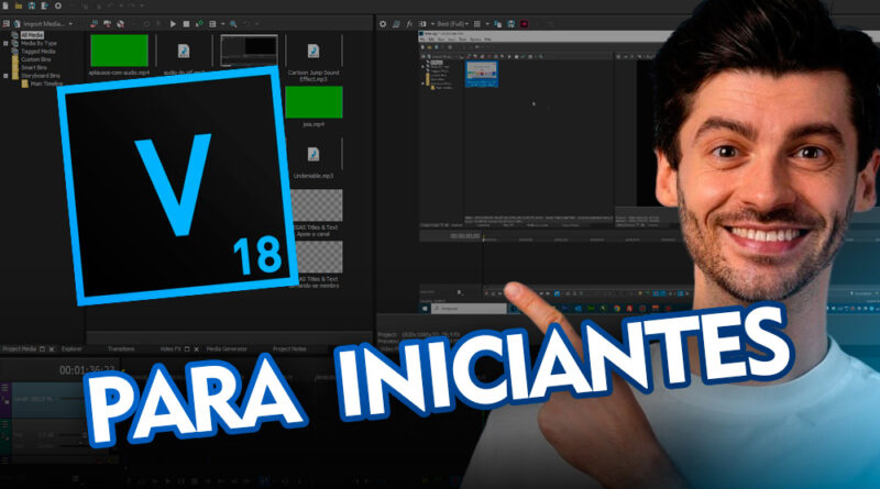 Como Editar no Sony Vegas para Iniciantes