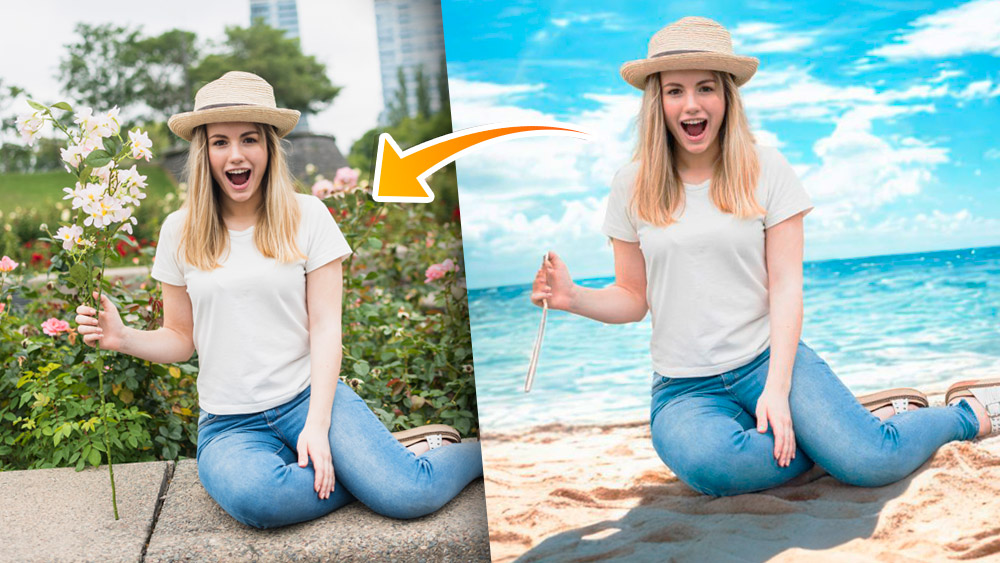 Como trocar fundo de uma foto com IA no Canva Pro