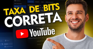 Qual a Taxa de Bits para fazer Live no Youtube com OBS Studio